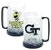 Georgia Tech Yellow Jackets Crystal Freezer Mug