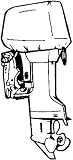 CARVER INDUSTRIES INC UNIVERSAL OUTBOARD MOTOR COVERS BLUE POLY GUARD IISize: MC-200HP / Fits: Up to 200 HP
