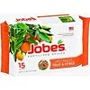 Jobe's 1612 Fruit and Citrus Tree Outdoor Fertilizer Food Spikes, 15-Pack