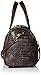 MG Collection Crocodile-Embossed Bowler Bag