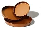 Strathwood Copper-Finish Plant Trays, Set of 3