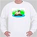Sweatshirt with australia, transportation, boat, swamp, outback