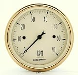 Auto Meter | 1595 3 1/8 Golden Oldies - Tachometer - In Dash - - Electric - 7,000 RPM