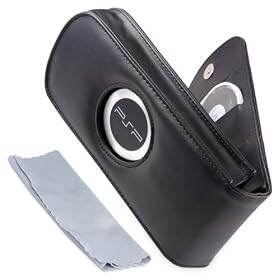Leather Case: Black (PSP)