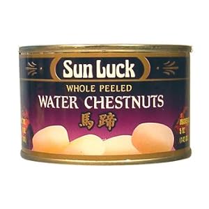 Sun Luck - Whole Peeled Water Chestnuts 8.0 Oz. by Sun Luck