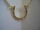 Marc Jacobs GEM Horse Shoe Necklace (Gold)