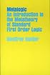 Metalogic: An Introduction to the Metatheory of Standard First Order Logic