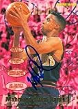 Mahmoud Abdul-Rauf Autographed/Hand Signed Basketball Card (Denver Nuggets) 1995 Fleer #41