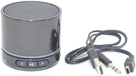 Ultra Portable Bluetooth wireless Speaker Rechargeable for iphone 6 6 plus, Samsung, Android Smartphones with Microphone, Micro SD Card - Compatible with IOS Devices, Android, Mp3 Players (Black)