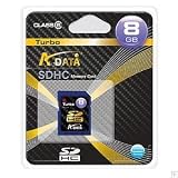 A-Data 8GB SDHC Class 6 - 6MB/sec