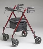 Medline Super-light Rollator {Only 10 Lbs!}(Verses 16lbs for Traditional Rollators) Lightest Rollator Available A Revolutionary Rollator With Many Unique Features.