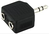 Adapter 3.5mm stereo Stecker auf 2x 3.5mm stereo Kupplung