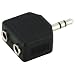 Adapter 3.5mm stereo Stecker auf 2x 3.5mm stereo Kupplung