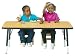 Jonti-Craft 6403JCA210 KYDZ ACTIVITY TABLE - RECTANGLE - 24 INCH x 48 INCH, 24 INCH - 31 INCH HT - OAK