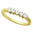 14K Yellow Gold Diamond Wedding/Anniversary Band - 0.25 Ct.