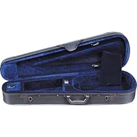 Toshira Shaped Violin Case Black Blue 4/4 Size