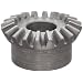 Boston Gear L147YG Bevel Gear, 2:1 Ratio, 0.375" Bore, 20 Pitch, 20 Teeth, Steel