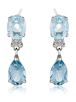 Paris Vendôme Pendientes Double Topaze