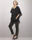 Newport News Jeanology Distressed Skinny Ankle Zip Jeans