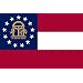 Valley Forge National Georgia State Flag, measures 3-Foot x 5-Foot