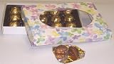 Scott's Cakes 1 Pound Milk Chocolate Covered Caramels in a Daisy Box