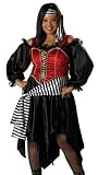 Womens Adult Halloween Costumes Pirate Buccaneer Swashbuckler Dress Deluxe Party Outfit Costume