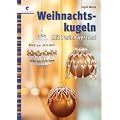 Weihnachtskugeln: Mit Perlen verziert