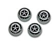 Chrysler-Old Style Logo ABS Chrome Snap Caps