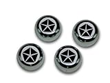 Chrysler-Old Style Logo ABS Chrome Snap Caps