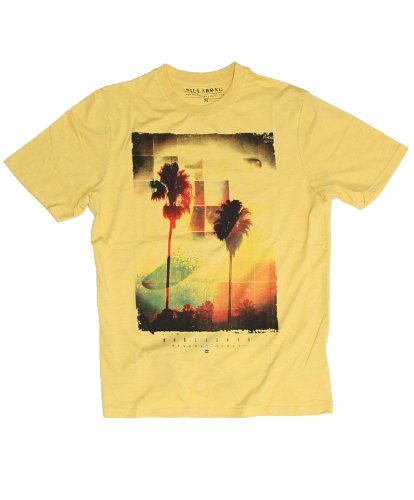 Billabong Herren T-shirt Glimpse, light yellow, M, J1SS39BIS2 Preisvergleich
