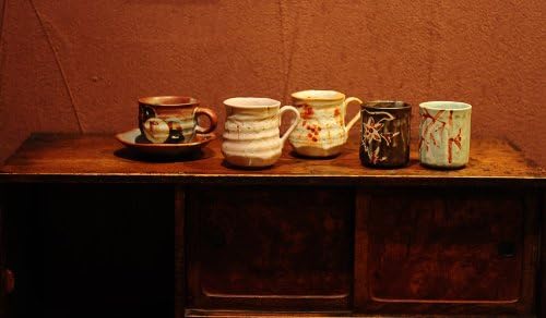 Kiln strange coffee red Shino camellia 1006-2B