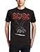 Junk Food Clothing Men's Ac Dc Vintage Crewneck Tee