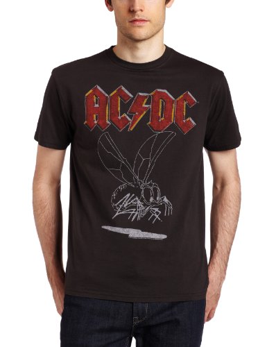 Junk Food Clothing Men's Ac Dc Vintage Crewneck Tee