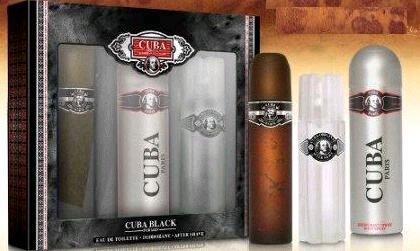 Parfum de France Cuba Black men/homme, Geschenkset, Eau de Toilette 100 ml, Deo 200 ml, Aftershave 100 ml