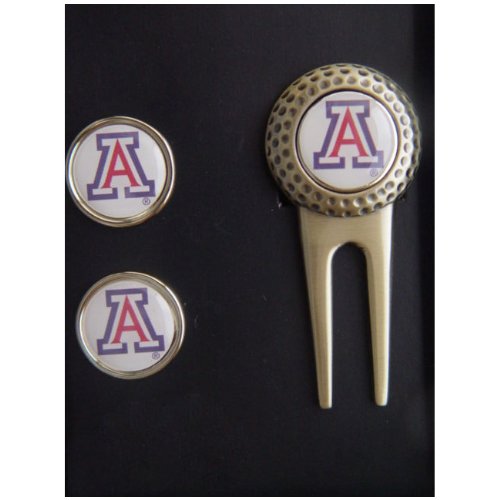 Arizona Wildcats Tool Divot Ncaa Golf Ball 2 Marker Set