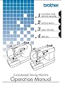 Brother Sewing Machine Model CS 6000i Instruction Manual