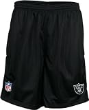 Oakland Raiders Black Youth Coaches Mesh Shorts