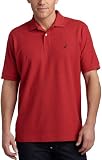 Nautica Mens Short Sleeve Pique Polo Solid