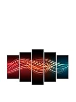 Wall Decor Fotocuadro 5 Piezas Pirámide Waveshort