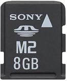 8GB Sony - Memory Stick Micro M2 Speicherkarte inkl. USB Adapter