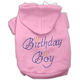 Dog Supplies Birthday Boy Hoodies Pink Xs  8 