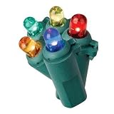 50 LED Multi-color Christmas Lights, 4 Pack, 200 Lights Total