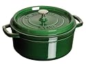 Staub Bräter rund 28 cm basilikum-grün, 5,85 l