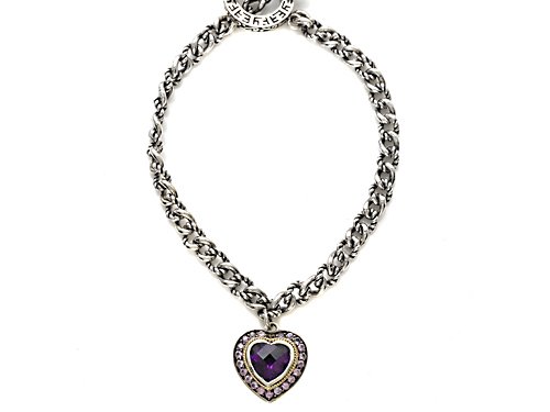 2.30 cttw Amethyst Sterling Silver Bracelet by Effy Collection