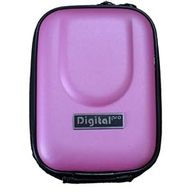LUPO Water & Shock Resistant Digital Camera Bag Case - PINK (for Canon, Fuji, Sony, Panasonic, Samsung, Nikon, Pentax, Lumix, Kodak, Olympus & all other Compact Digital Cameras - Internal Size: 95 x 65 x 20mm)