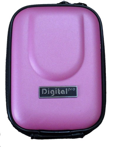 LUPO Water & Shock Resistant Digital Camera Bag Case - PINK (for Canon, Fuji, Sony, Panasonic, Samsung, Nikon, Pentax, Lumix, Kodak, Olympus & all other Compact Digital Cameras - Internal Size: 95 x 65 x 20mm)