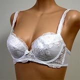 Orlfa $88 White Floral Detail Bra #1022 sz 36B
