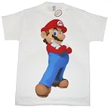NINTENDO HEROIC MARIO Licensed White Tee