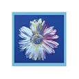 Daisy C1982 (Blue On Blue) by Andy Warhol. Art Print Poster 20 inches width by 20 inches height. Highest Quality Art Poster Print