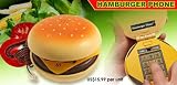 Electronics : Desktop Corded Hamburger Phone Telephone (like in the movie JUNO) - Yellow